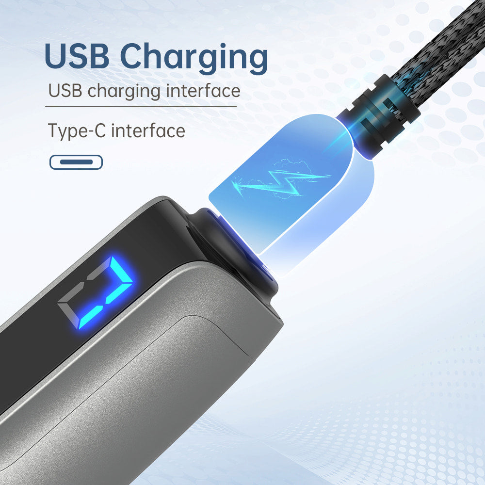 Dr. Pen M8S microneedling-penna con ricarica USB-C per un'alimentazione rapida e agevole.
